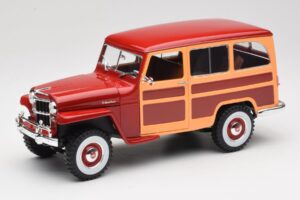 Willys Jeep Station Wagon Vermelho Road Signature 1:18 92858 Metal