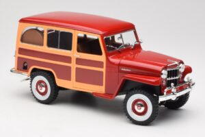 Willys Jeep Station Wagon Vermelho Road Signature 1:18 92858 Metal - imagem 6 de 8