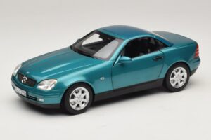 Mercedes SLK R170 Vivianite Green Norev 1:18 183021 Metal - imagem 3 de 10