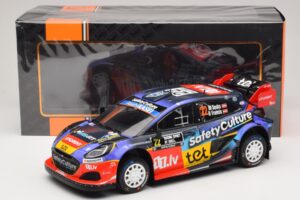 Ford Puma Rally1 #22 M. Sesks / R. Francis Rally Sweden 2025 IXO 1:18 18RMC240 Metal - imagem 6 de 6