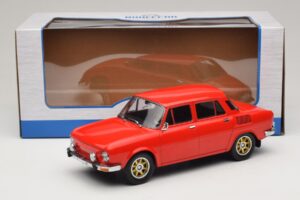 Skoda 100 Vermelho Jantes Douradas MCG 1:18 MCG18784 Metal - imagem 6 de 6