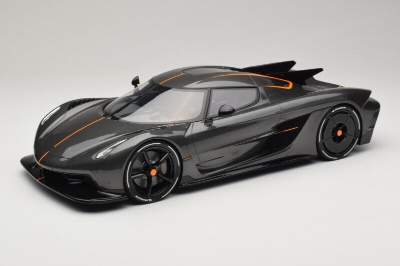 Koenigsegg Jesko Absolut 0-400-0 km/h Recorde Graphite Grey GT Spirit 1:12 GT575 Resina