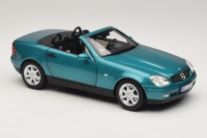 Mercedes SLK R170 Vivianite Green Norev 1:18 183021 Metal - imagem 8 de 10