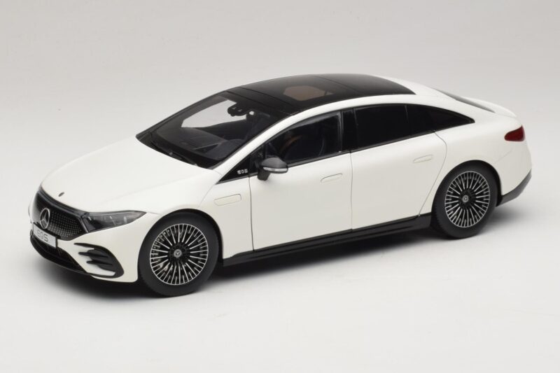 Mercedes EQS V297 Manufaktur Opalite White NZG 1:18 B66961049 Metal
