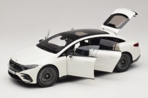 Mercedes EQS V297 Manufaktur Opalite White NZG 1:18 B66961049 Metal - imagem 2 de 8