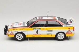 Audi Quattro A2 #4 W. Rohrl / C. Geistdorfer Rally Portugal 1984 Minichamps 1:18 153841104 Metal - imagem 3 de 6