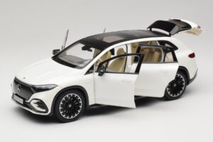 Mercedes EQS SUV X296 Manufaktur Diamond White NZG 1:18 B66960590 Metal - imagem 2 de 8