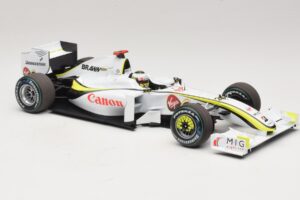 Brawn GP BGP001 #22 J. Button Singapore GP 2009 Minichamps 1:18 180090222 Resina - imagem 4 de 7