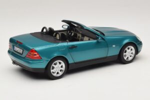 Mercedes SLK R170 Vivianite Green Norev 1:18 183021 Metal - imagem 4 de 10