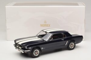 Ford Mustang Nightmist Blue Norev 1:18 182805 Metal - imagem 6 de 6