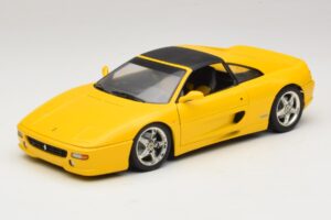 Ferrari F355 Spider Amarelo com Teto Preto UT Models 1:18 180074030-P4 Metal