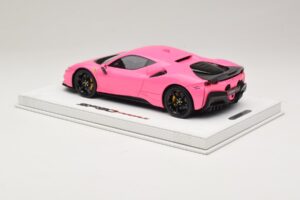Ferrari SF90 Pack Fiorano Brilhante Qatar Pink BBR 1:18 RACELINE137 Resina - imagem 5 de 7