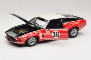 Ford Mustang Boss 302 #16 Bud Moore Engineering G. Follmer Trans-Am 1969 OEM 1:18 FORD006 Metal - imagem 2 de 8