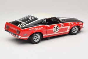Ford Mustang Boss 302 #16 Bud Moore Engineering G. Follmer Trans-Am 1969 OEM 1:18 FORD006 Metal - imagem 3 de 8