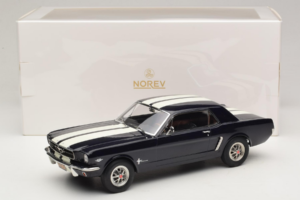 Ford Mustang Nightmist Blue Norev 1:18 182805 Metal - imagem 6 de 6