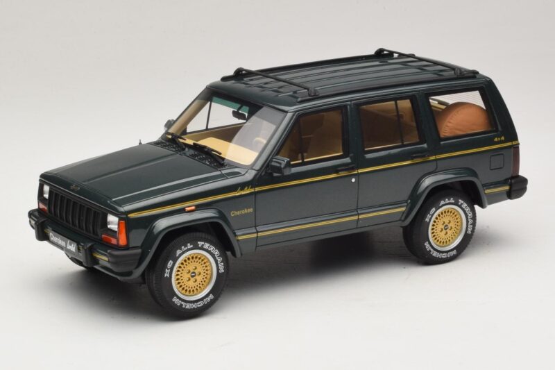 Jeep Cherokee XJ Limited Dark Hunter Green Otto 1:18 OT1340 Resina