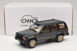 Jeep Cherokee XJ Limited Dark Hunter Green Otto 1:18 OT1340 Resina - imagem 6 de 6