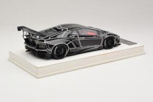 Lamborghini Aventador Liberty Walk TRON Preto Brilhante JUC 1:18 J32-14 Resina - imagem 2 de 7