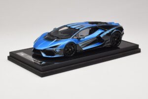 Lamborghini Revuelto Blue Black IVY Merit 1:18 REMC040 Resina - imagem 2 de 7