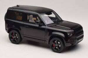 Land Rover Defender 90 L663 P400 X-Dynamic HSE Santorini Black GT Spirit 1:18 GT992 Resina - imagem 4 de 6