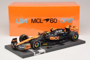McLaren MCL60 #4 L. Norris 2nd Place Japanese GP 2023 Minichamps 1:18 537233504 Resina - imagem 7 de 7