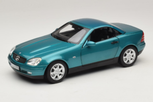 Mercedes SLK R170 Vivianite Green Norev 1:18 183021 Metal - imagem 3 de 10
