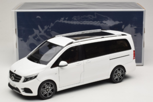 Mercedes V-Class W447 AMG Line Branco Norev 1:18 183876 Metal - imagem 8 de 8