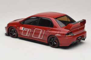Mitsubishi Lancer Evolution IX MR Fast & Furious Vermelho Ignition Model 1:18 2374 Resina - imagem 5 de 6