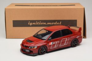 Mitsubishi Lancer Evolution IX MR Fast & Furious Vermelho Ignition Model 1:18 2374 Resina - imagem 6 de 6
