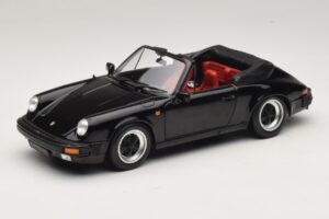Porsche 911 3.2 Carrera Cabriolet Preto Minichamps 1:18 100063035 Metal