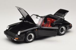 Porsche 911 3.2 Carrera Cabriolet Preto Minichamps 1:18 100063035 Metal - imagem 2 de 8