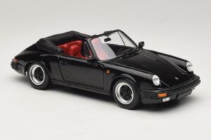 Porsche 911 3.2 Carrera Cabriolet Preto Minichamps 1:18 100063035 Metal - imagem 6 de 8