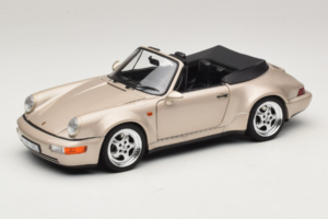 Porsche 911 964 Turbo Look Descapotável Zermatt Silver Norev 1:18 187140 Metal