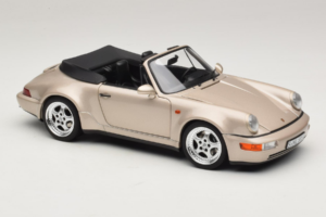 Porsche 911 964 Turbo Look Descapotável Zermatt Silver Norev 1:18 187140 Metal - imagem 6 de 8