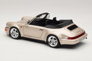 Porsche 911 964 Turbo Look Descapotável Zermatt Silver Norev 1:18 187140 Metal - imagem 7 de 8