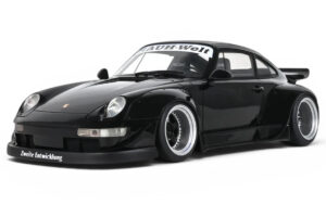 Porsche 911 993 RWB Preto GT Spirit 1:18 GT587 Resina