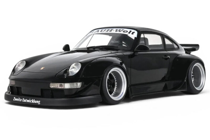 Porsche 911 993 RWB Preto GT Spirit 1:18 GT587 Resina