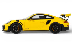 Porsche 911 GT2 RS 991.2 Nurburgring Lap Record Amarelo GT Spirit 1:18 GT972 Resina - imagem 3 de 5
