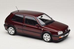 Volkswagen Golf VR6 Mk3 Indian Red Edição Limitada Norev 1:18 188505 Metal - imagem 6 de 8