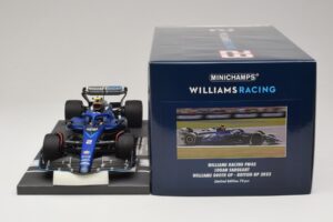 Williams Racing FW45 L. Sargeant British GP 2023 Minichamps 1:18 117231102 Resina - imagem 6 de 7