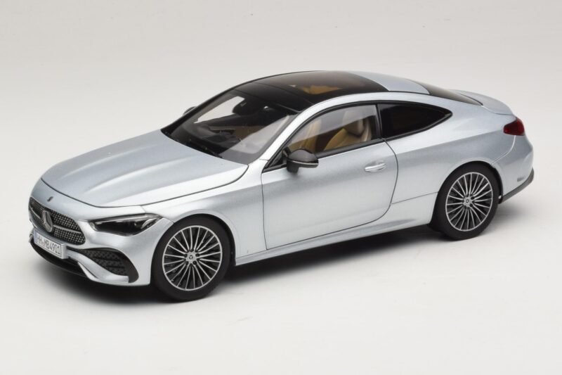 Mercedes CLE C236 Cupê Hightech Silver Norev 1:18 183939 Metal