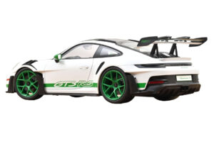 Porsche 911 992 GT3 RS Tribute to Carrera RS Branco Python Green Norev 1:12 127535 Metal - imagem 2 de 4