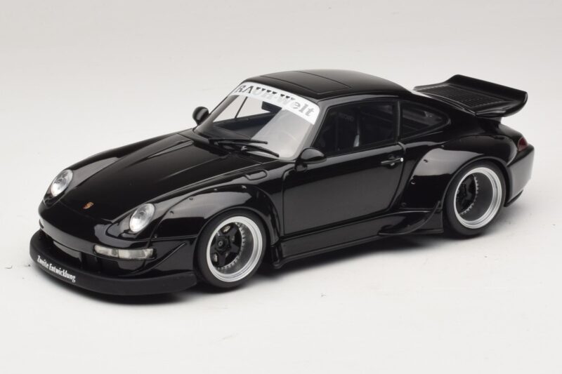Porsche 911 993 RWB Preto GT Spirit 1:18 GT587 Resina