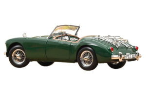 MG MGA British Racing Green Norev 1:18 182610 Metal - imagem 3 de 5