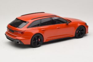 Audi RS6 C8 Avant Laranja Metálico Minichamps 1:18 155018012 Metal - imagem 2 de 6