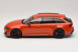 Audi RS6 C8 Avant Laranja Metálico Minichamps 1:18 155018012 Metal - imagem 3 de 6