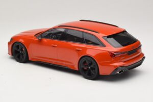 Audi RS6 C8 Avant Laranja Metálico Minichamps 1:18 155018012 Metal - imagem 5 de 6