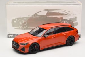 Audi RS6 C8 Avant Laranja Metálico Minichamps 1:18 155018012 Metal - imagem 6 de 6