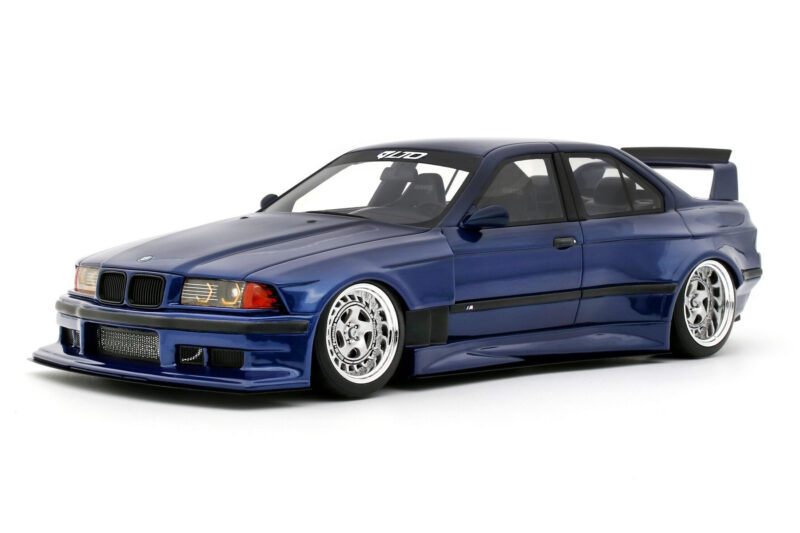 BMW E36 Khyzyl Saleem LTO Turbo Avus Blue Otto 1:18 BMW E36 Khyzyl Saleem LTO Turbo Avus Blue Otto 1:18 OT1174 Resina