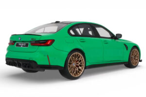 BMW M3 G80 CS Signal Green GT Spirit 1:18 GT976 Resina - imagem 2 de 4